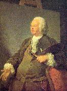 PERRONNEAU, Jean-Baptiste Portrait of the Painter Jean-Baptiste Oudry oil painting